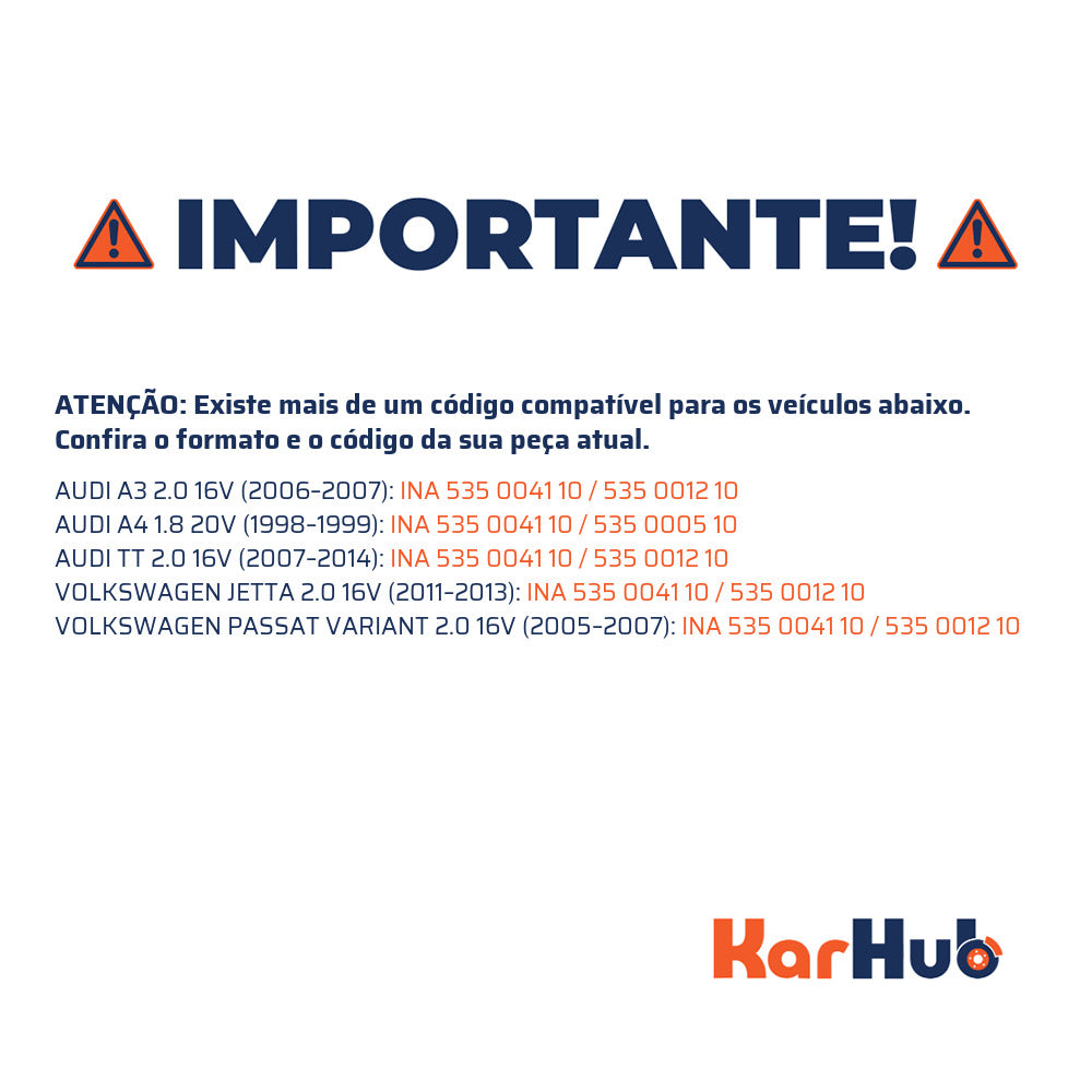 Polia do Alternador - INA - 535 0041 10 - (4)