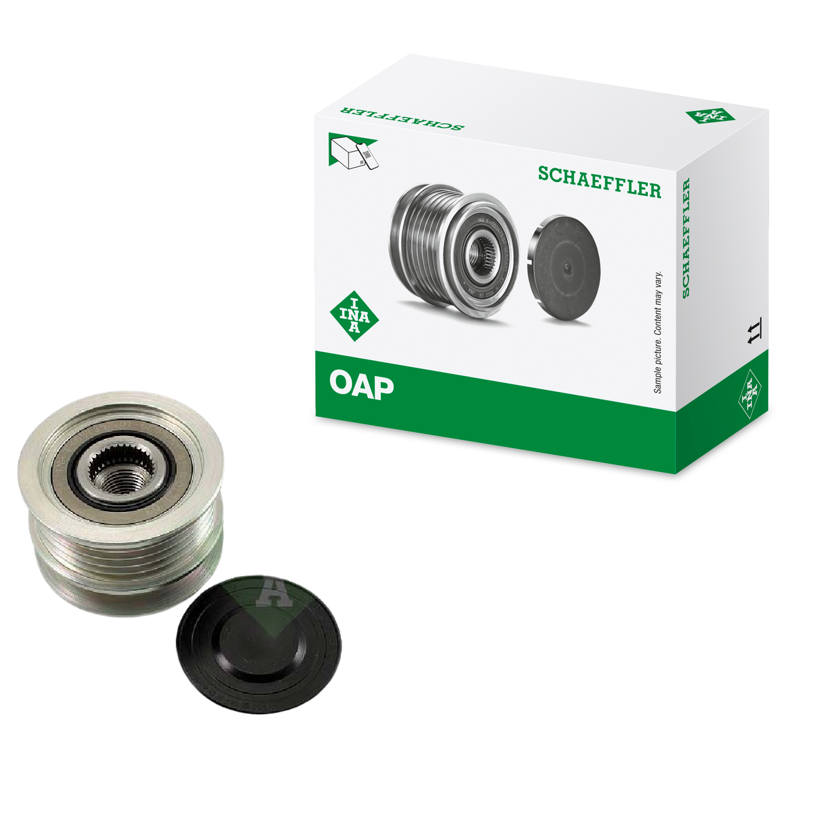 Polia do Alternador para Volkswagen Jetta - INA - 535 0113 10 - (1)