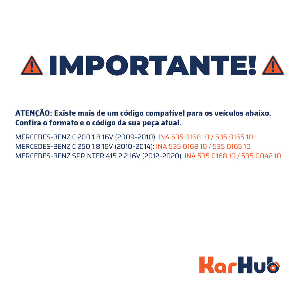 Polia do Alternador - INA - 535 0168 10 - (4)