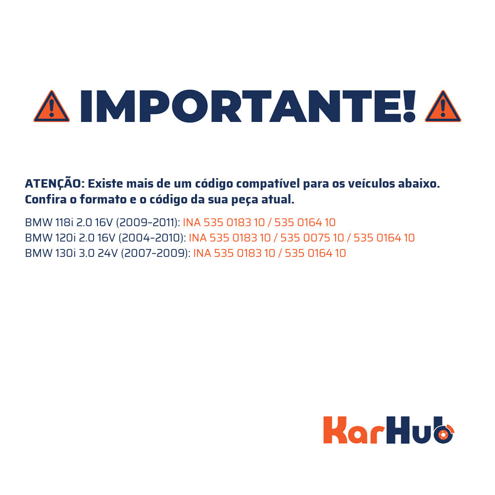 Polia do Alternador - INA - 535 0183 10 - (4)