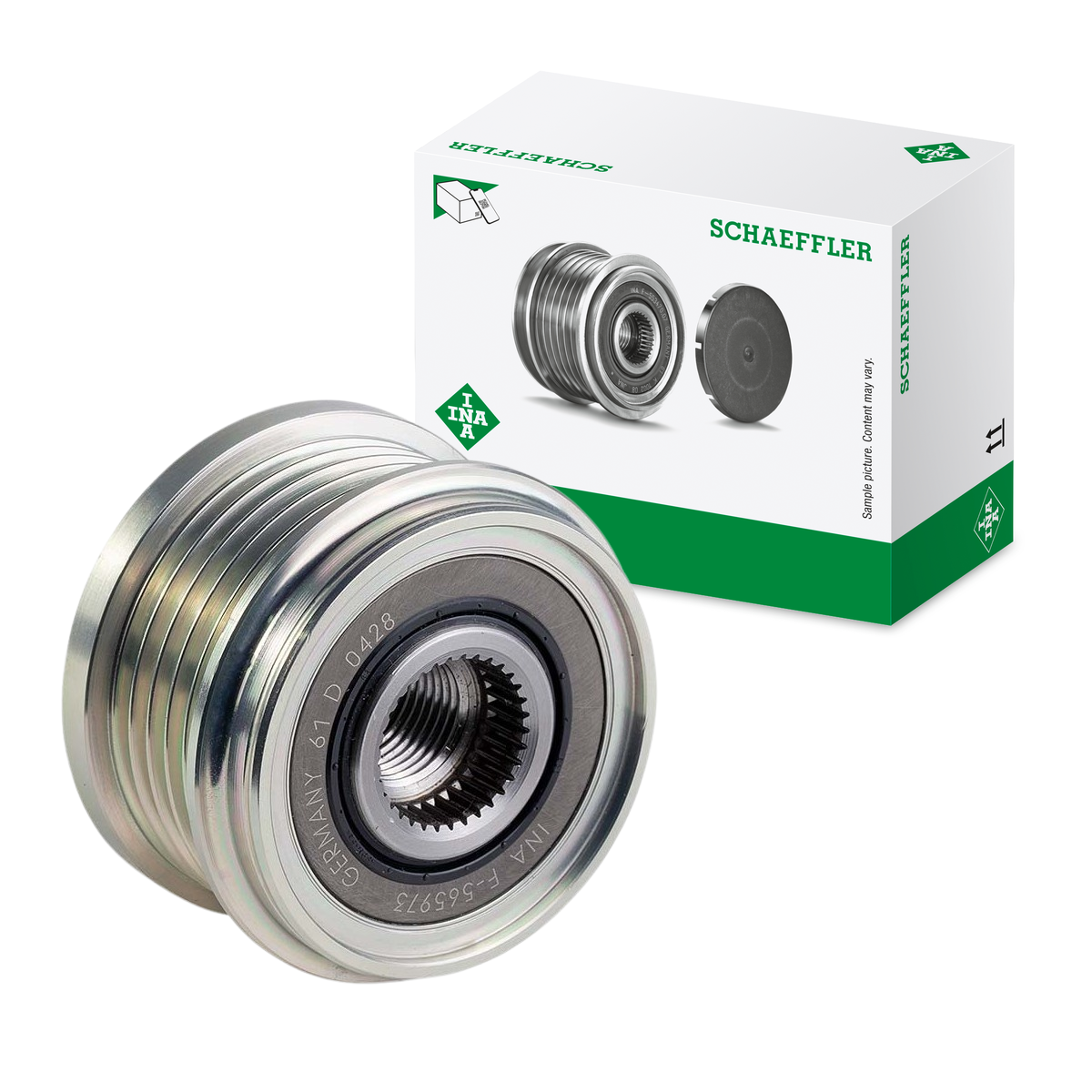 Polia do Alternador - INA - 535 0244 10 - (1)