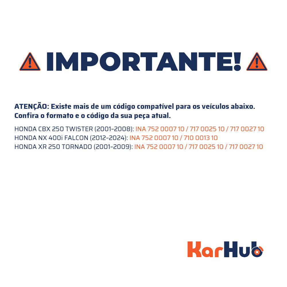 Rolamento da Coluna de Direção - INA - 752 0007 10 - (4)