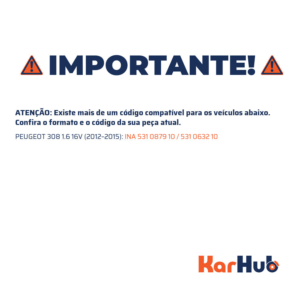 Tensor da Correia Dentada - INA - 531 0879 10 - (4)