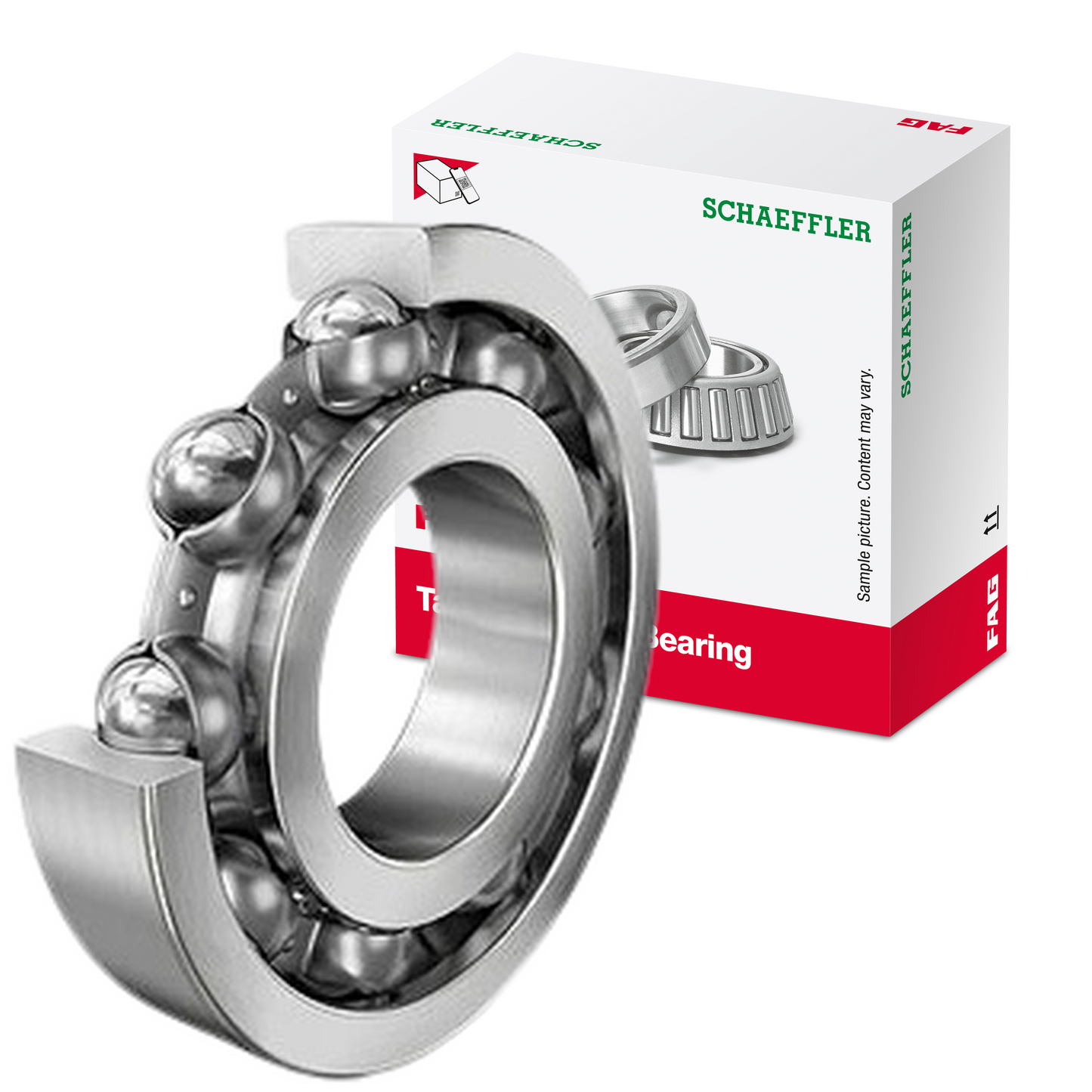 Rolamento Fixo de Uma Carreira de Esferas - FAG - 6010.C3 - (1)