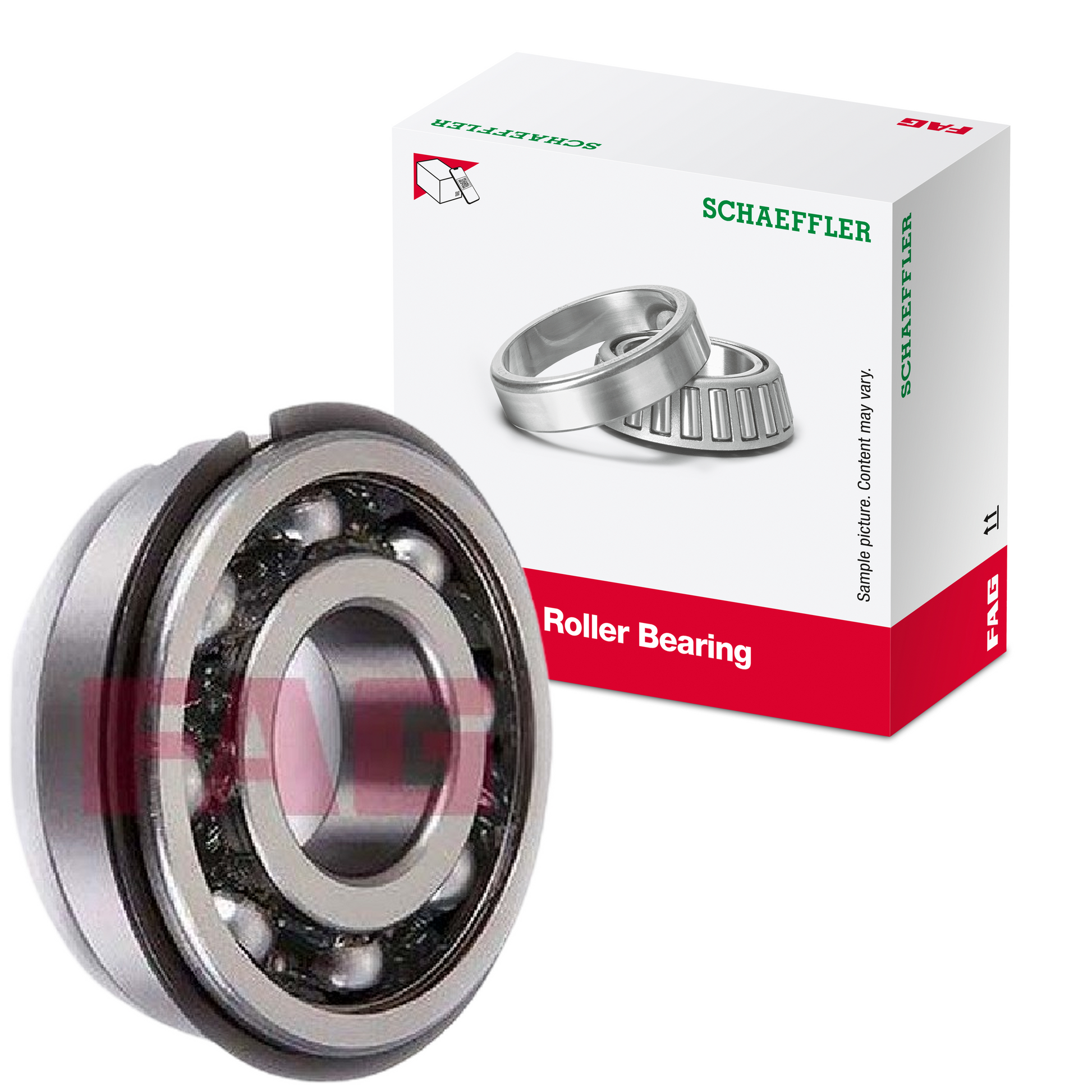 Rolamento Fixo de Uma Carreira de Esferas - FAG - 6207Z.NR - (1)