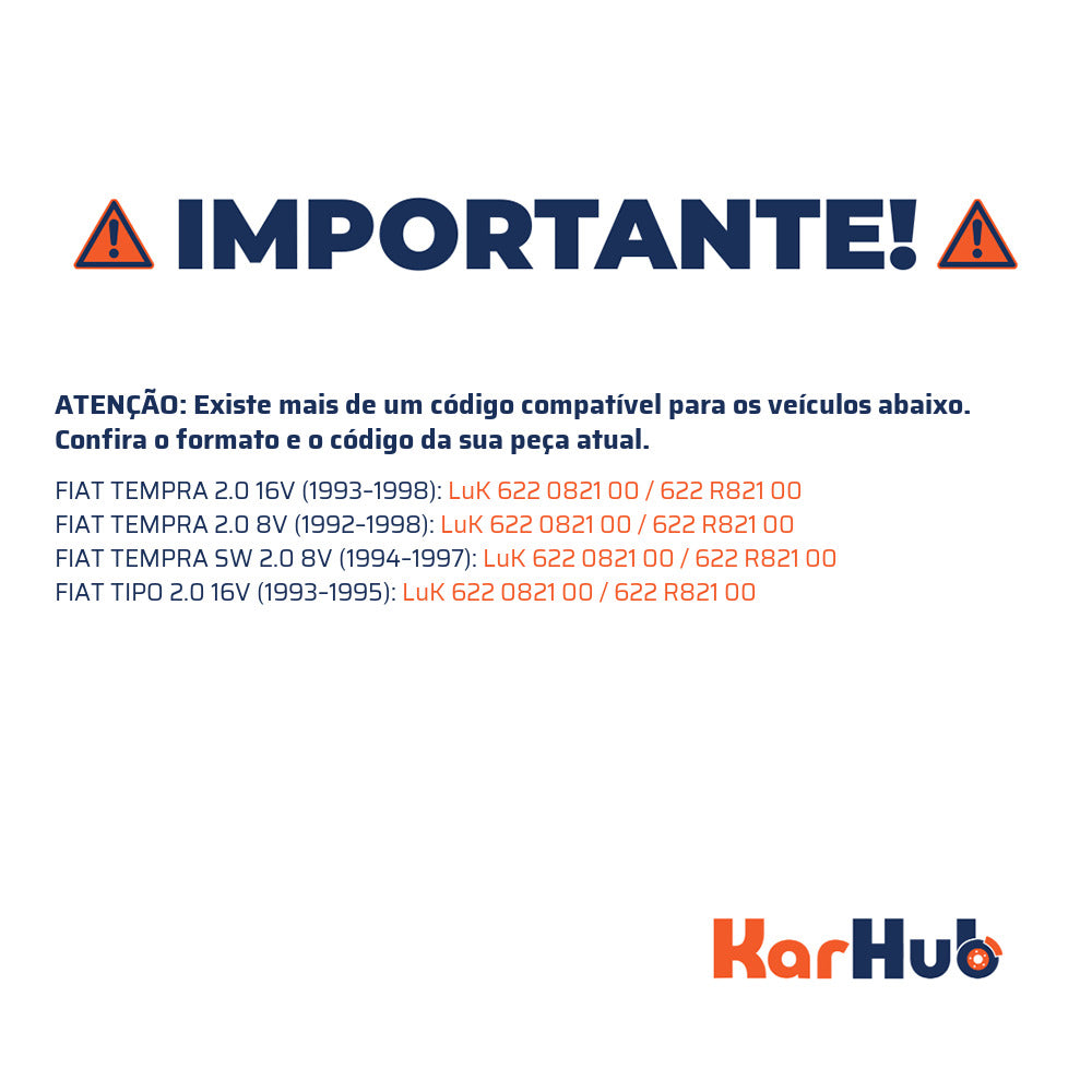Kit Embreagem - LuK - 622 0821 00 - (8)
