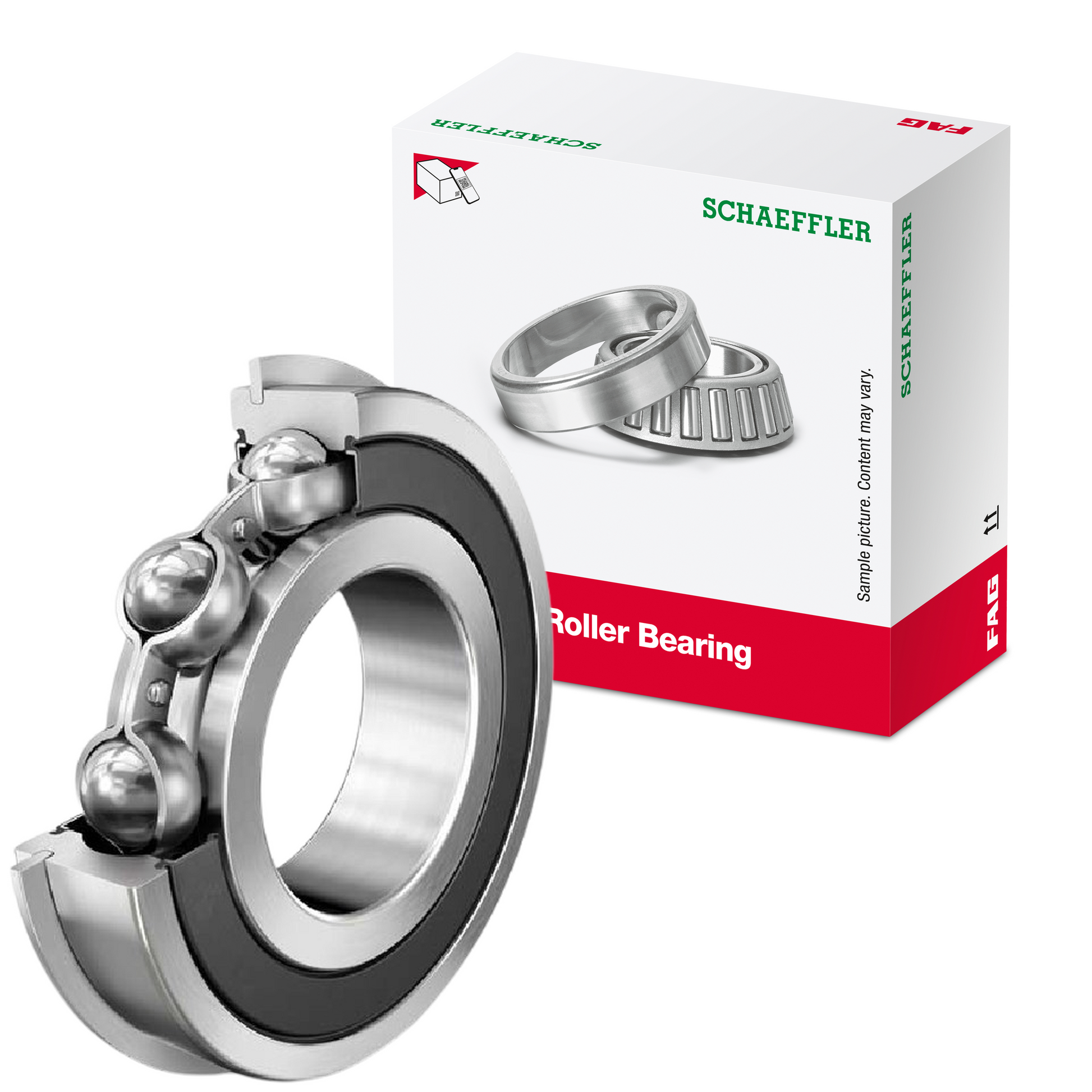 Rolamento Fixo de Uma Carreira de Esferas - FAG - 62309.2RSR - (1)