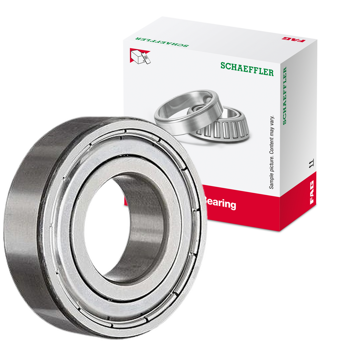 Rolamento Fixo de Uma Carreira de Esferas - FAG - 6201.2ZR.C3 - (1)