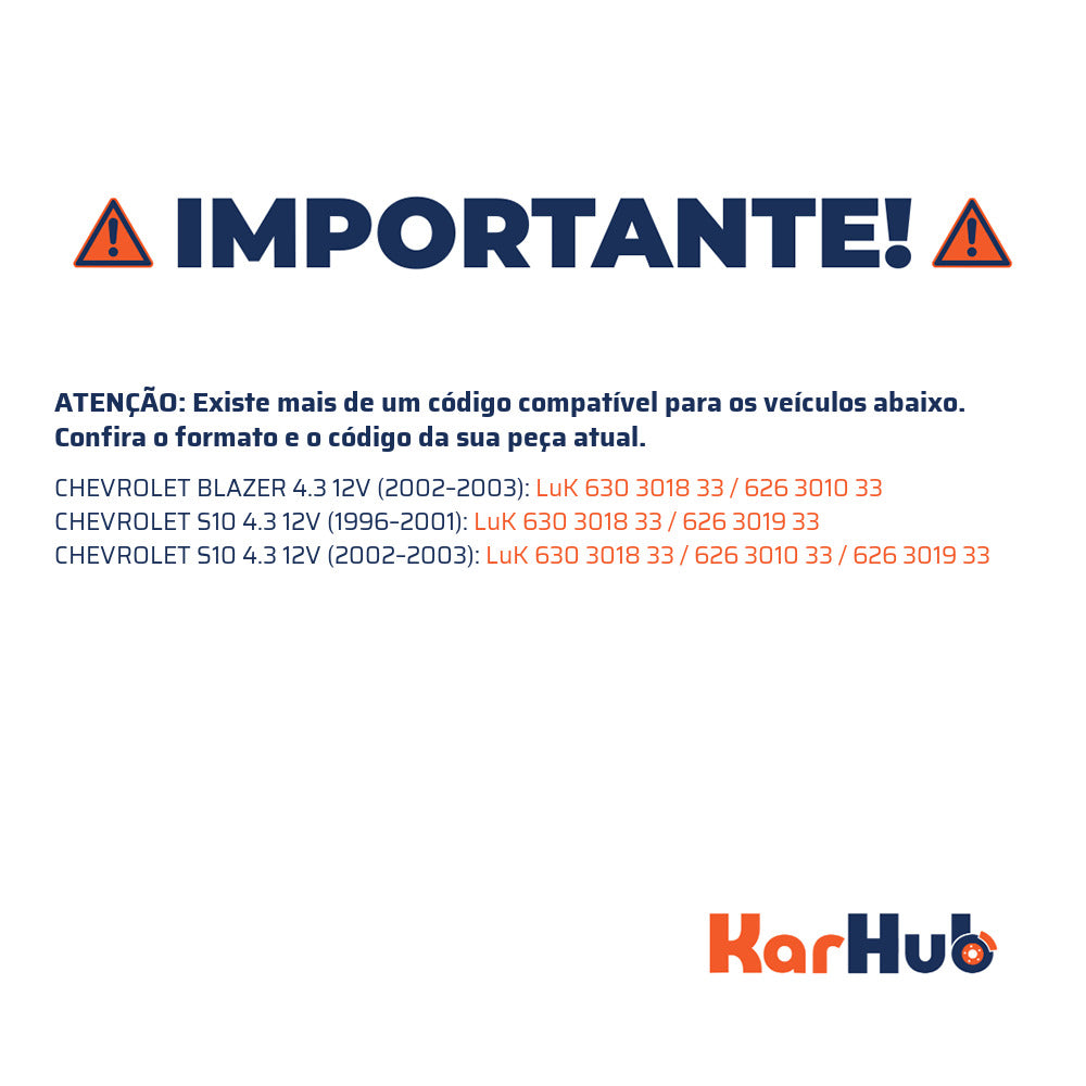 Kit Embreagem e Atuador - LuK - 630 3018 33 - (9)