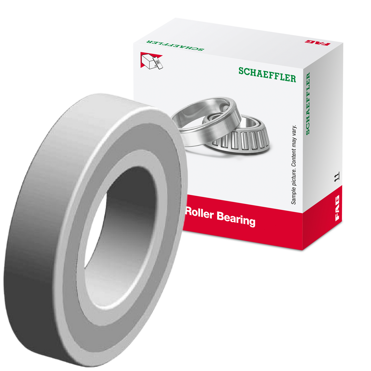 Rolamento Fixo de Uma Carreira de Esferas - FAG - 6209.2RSR.C3 - (1)
