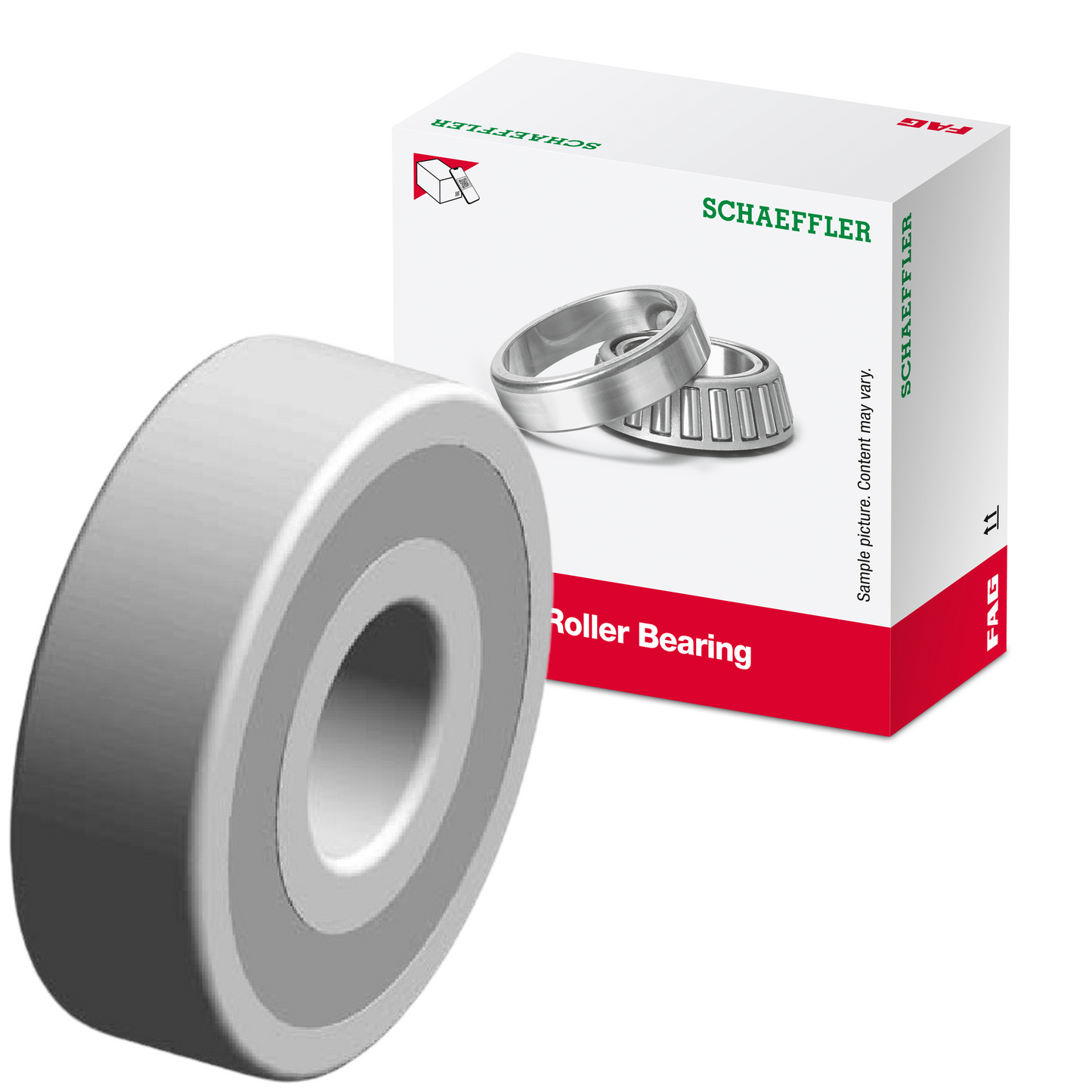 Rolamento Fixo de Uma Carreira de Esferas - FAG - 6302.2RSR - (1)