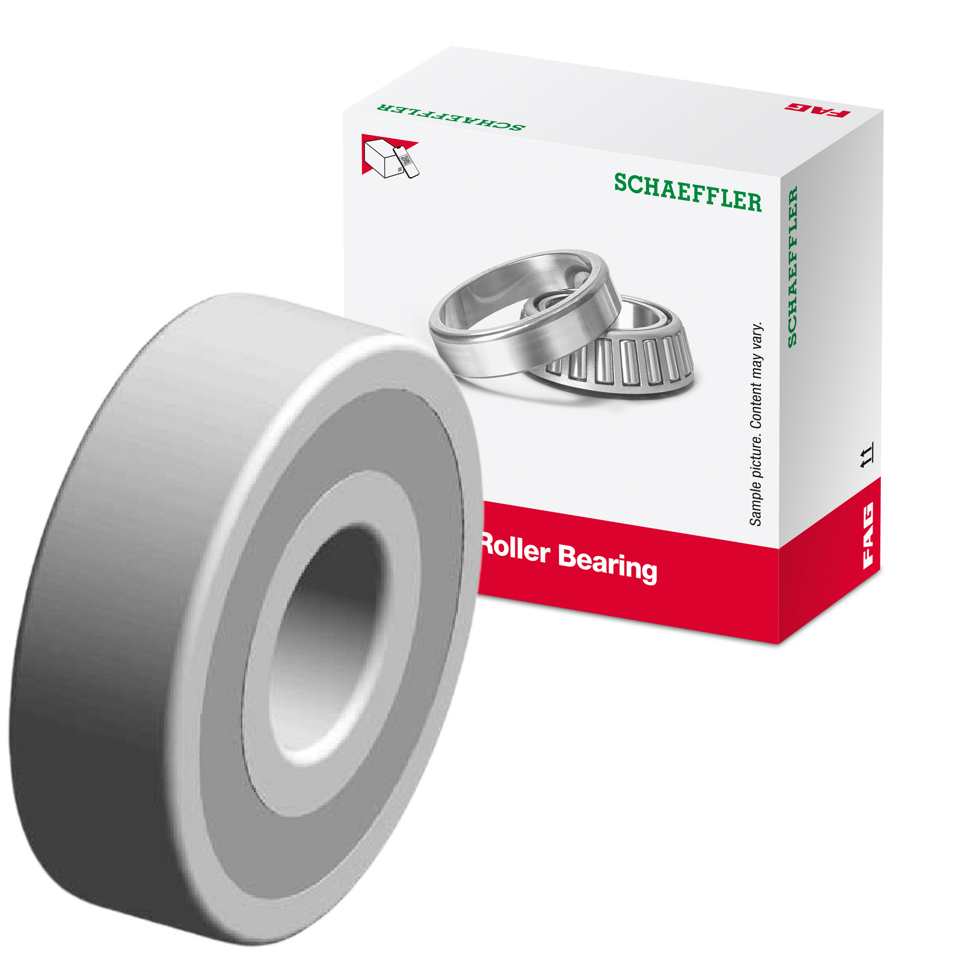 Rolamento Fixo de Uma Carreira de Esferas - FAG - 6302.2RSR - (1)