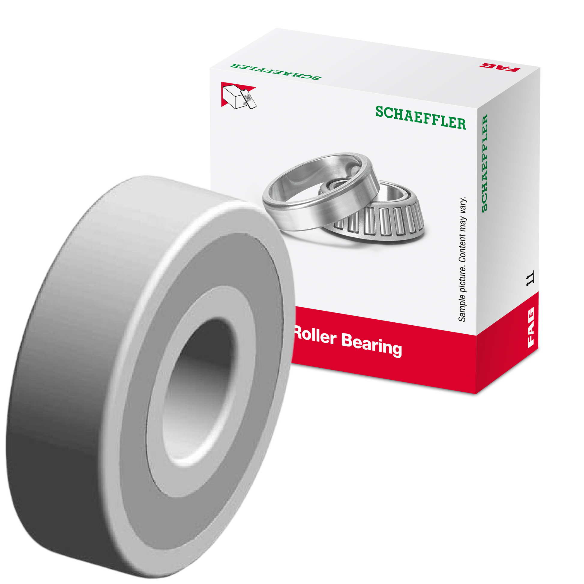 Rolamento Fixo de Uma Carreira de Esferas - FAG - 6303.2RSR.C3 - (1)