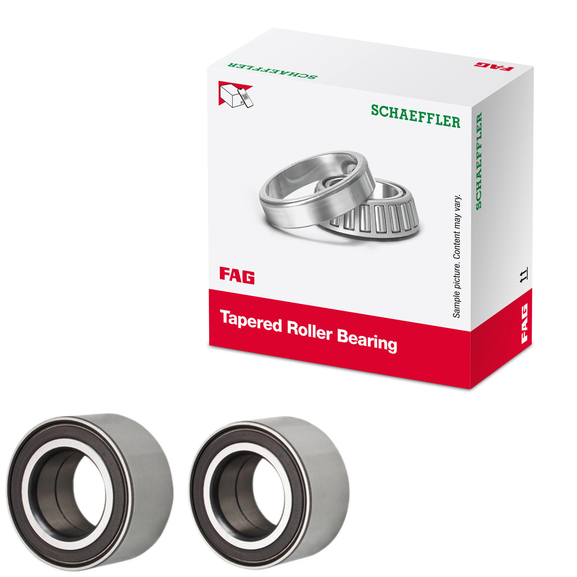 Par Rolamento de Roda Dianteiro ou Traseiro - FAG - 801663AA - (2)