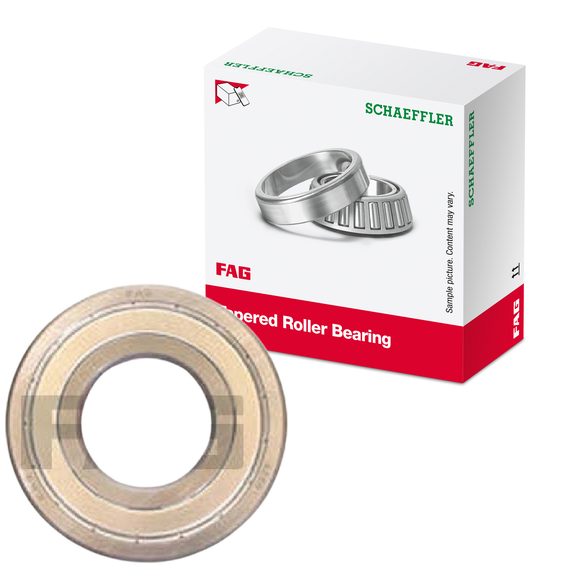 Rolamento Fixo de Uma Carreira de Esferas - FAG - 6308ZR - (1)
