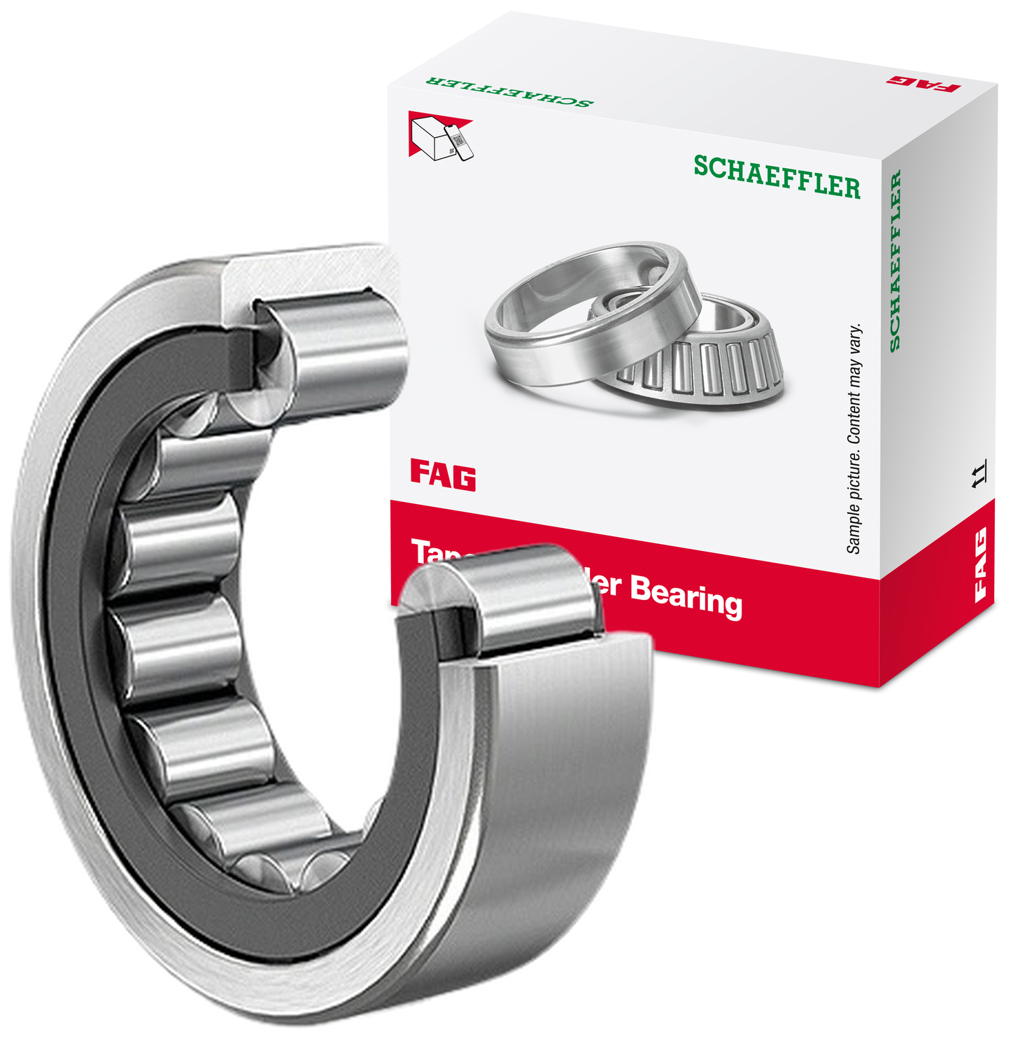 Rolamento de Rolos Cilíndricos com Anel de Rebordo - FAG - NUP314EN.M1.C3 - (1)