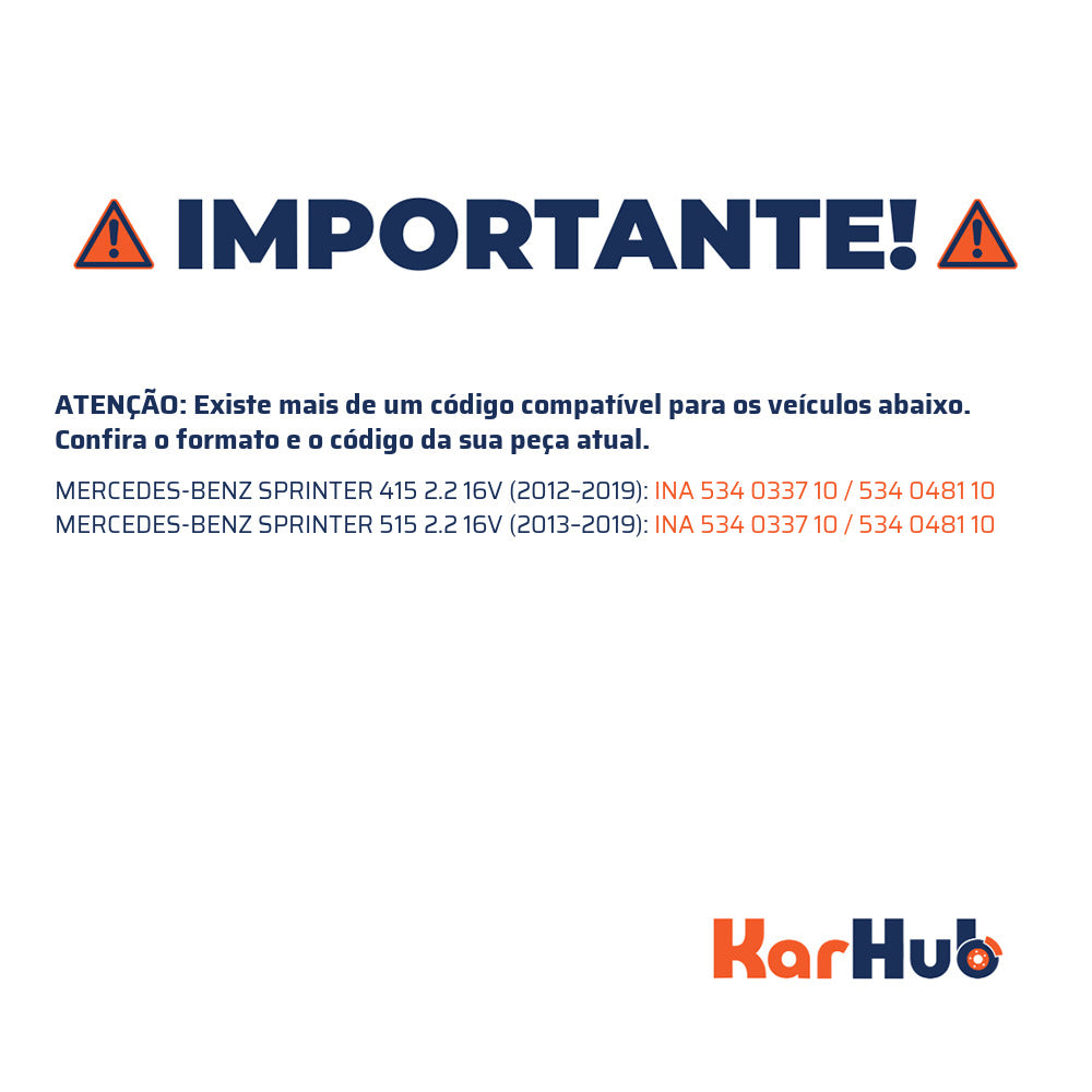 Tensor Correia Alternador - INA - 534 0337 10 - (4)