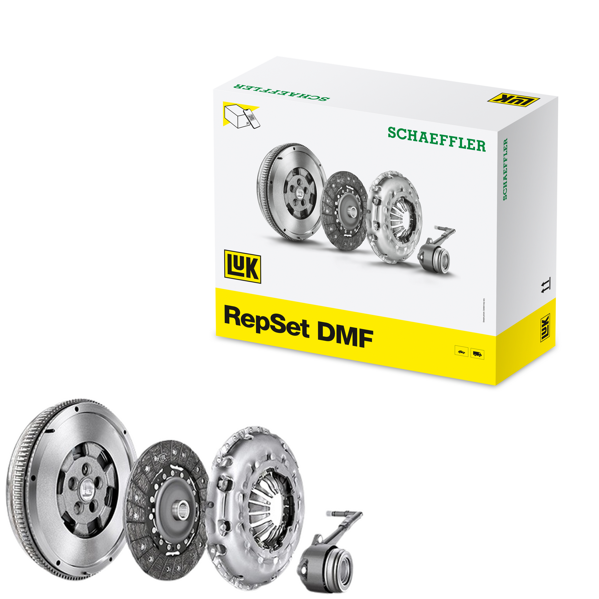 Kit de Embreagem com Volante, Disco, Platô e Atuador para Ford Transit - LuK - 600 0262 00 - (1)