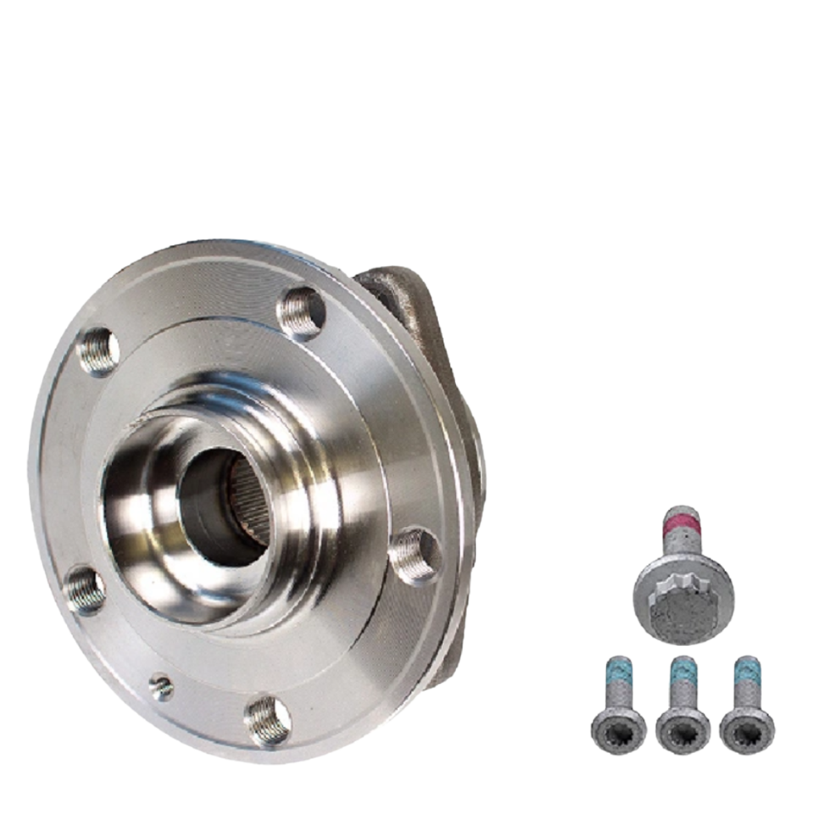 Cubo de Roda Dianteiro com Rolamento para Audi A3 e Volkswagen Golf - FAG - 713 6109 80 - (2)