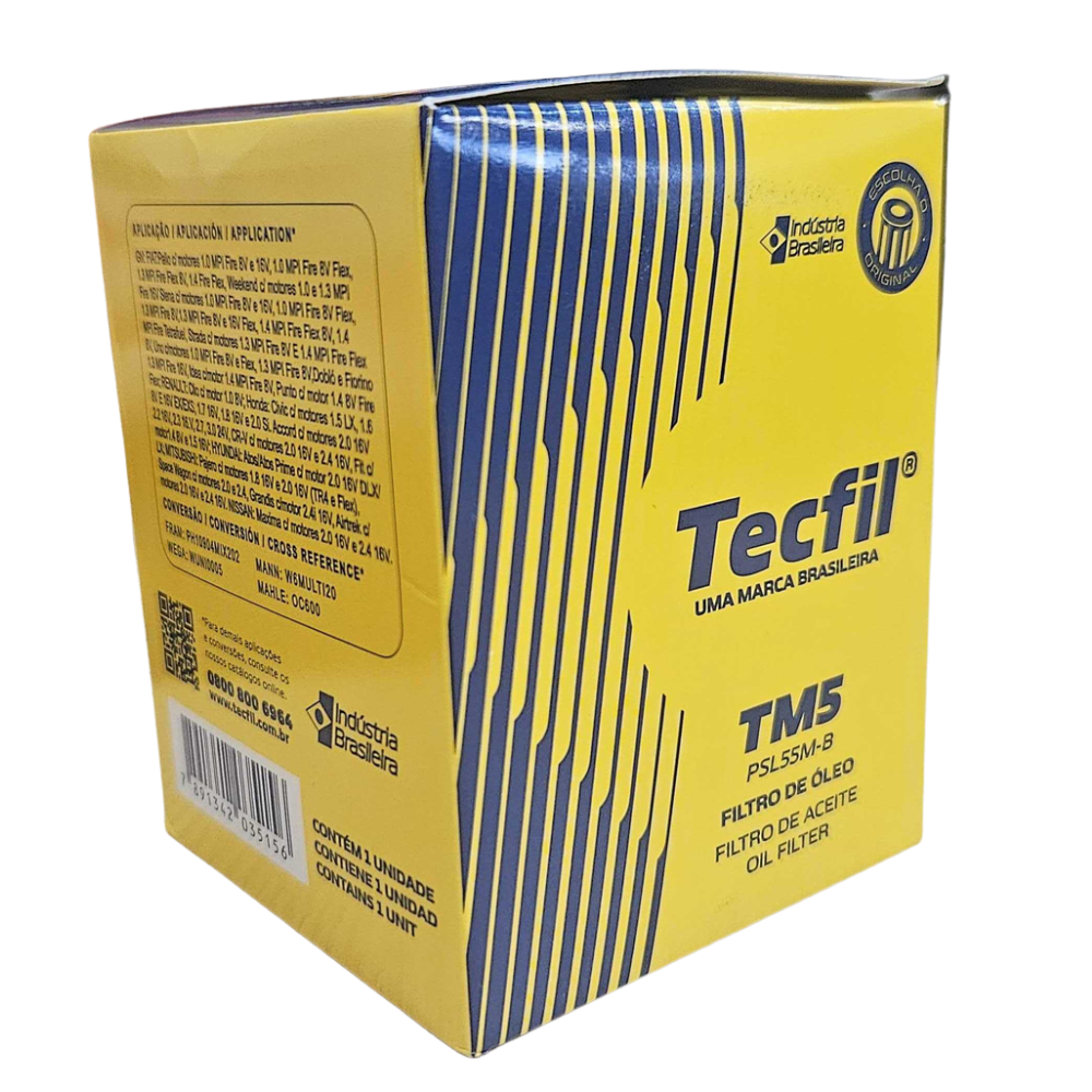 Filtro Blindado de Óleo Lubrificante - Tecfil - PSL55M-B - (3)