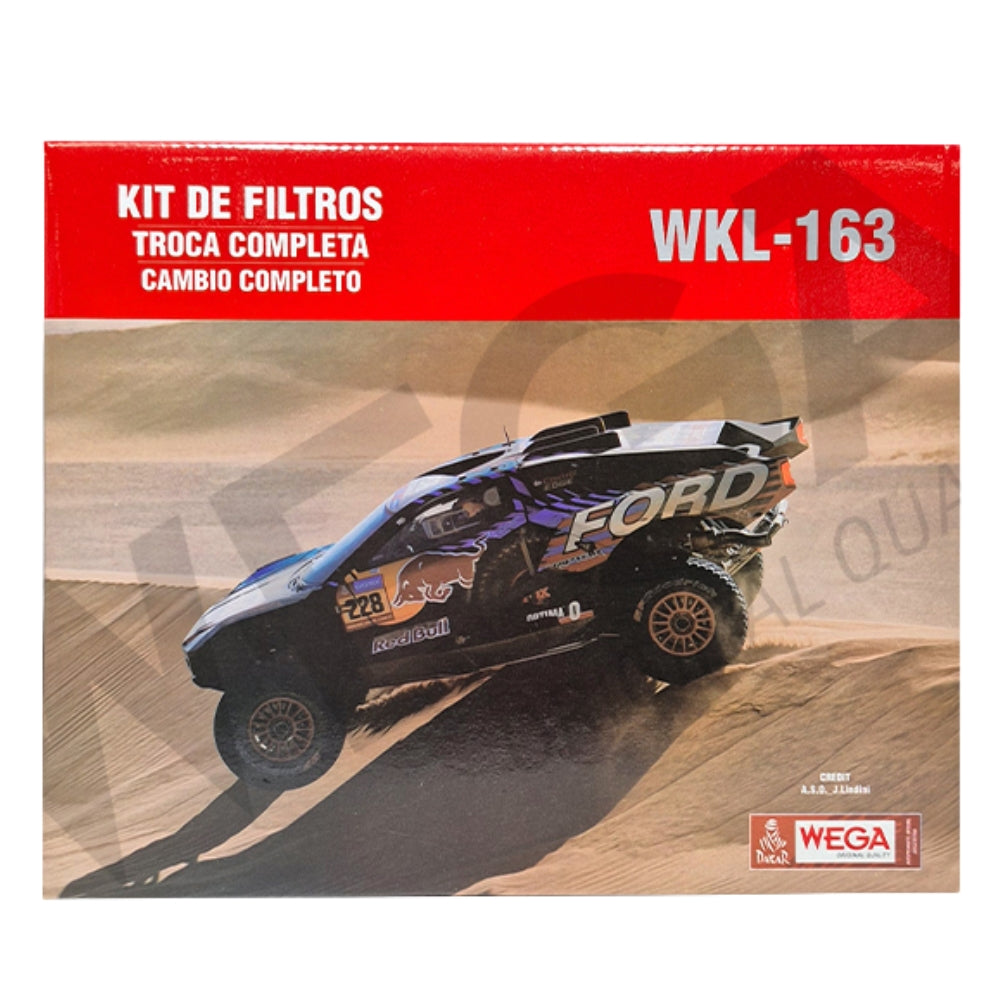 Kit Filtros de Ar Combustível Óleo e Cabine - Wega - WKL-163 - (1)