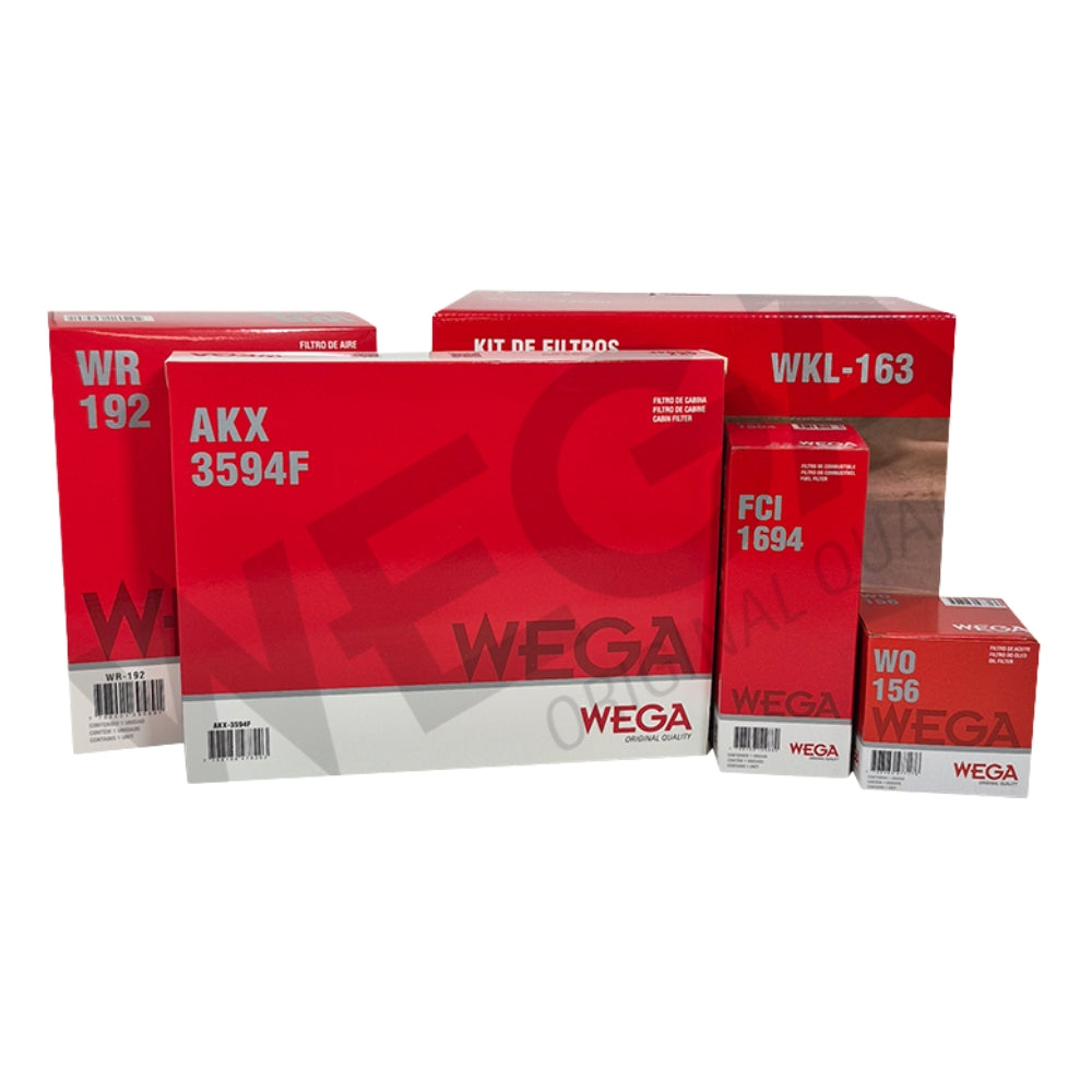 Kit Filtros de Ar Combustível Óleo e Cabine - Wega - WKL-163 - (3)