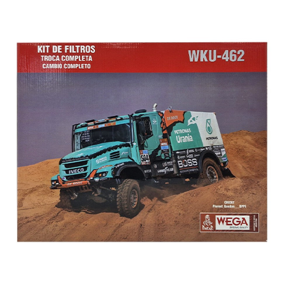 Kit Filtros de Ar Combustível Óleo e Cabine - Wega - WKU-462 - (1)