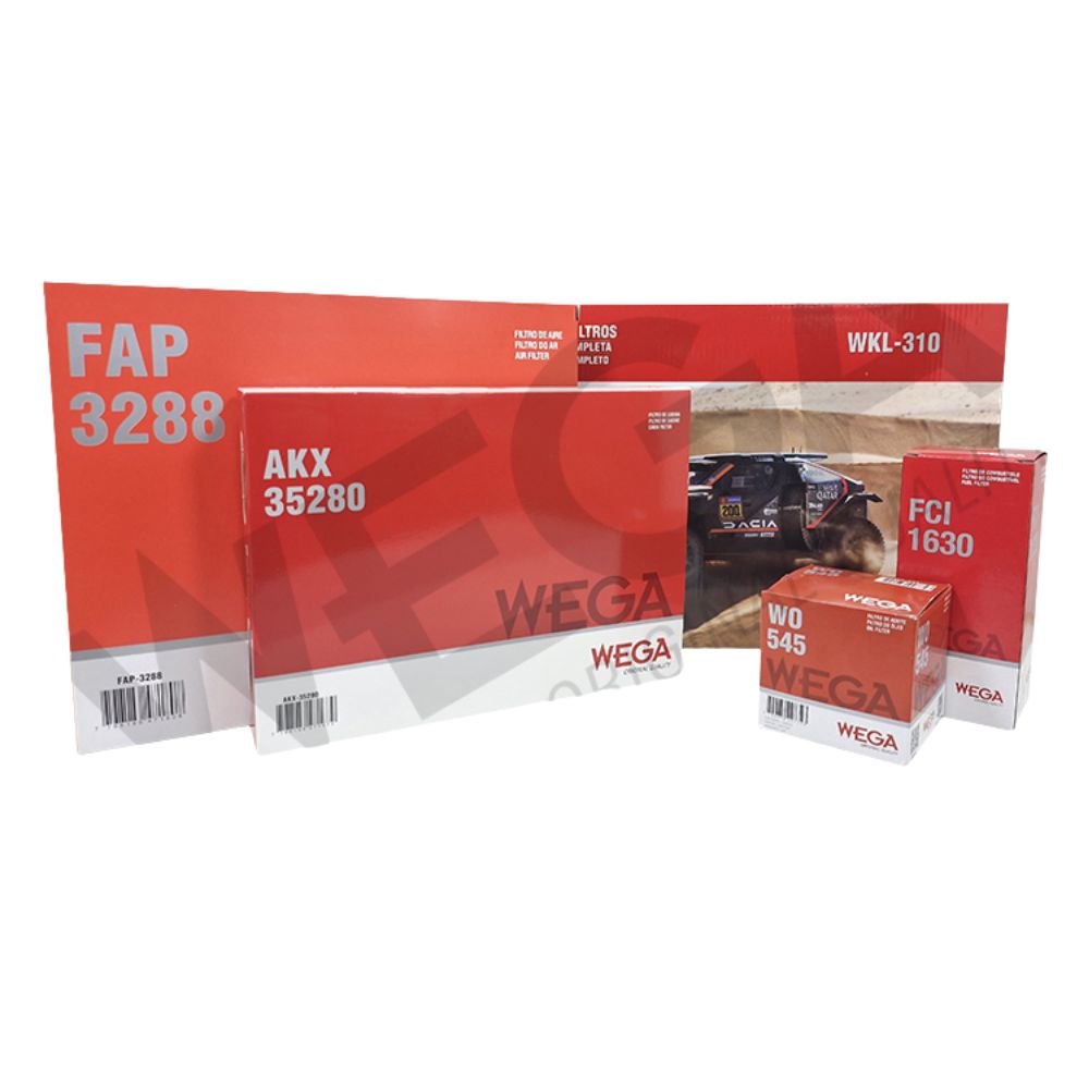 Kit Filtros de Ar Combustível Óleo e Cabine - Wega - WKL-310 - (3)