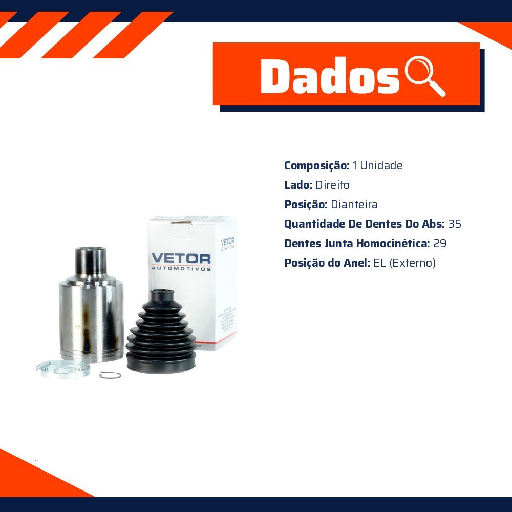 Junta Homocinética - Vetor - VT5702 - (5)