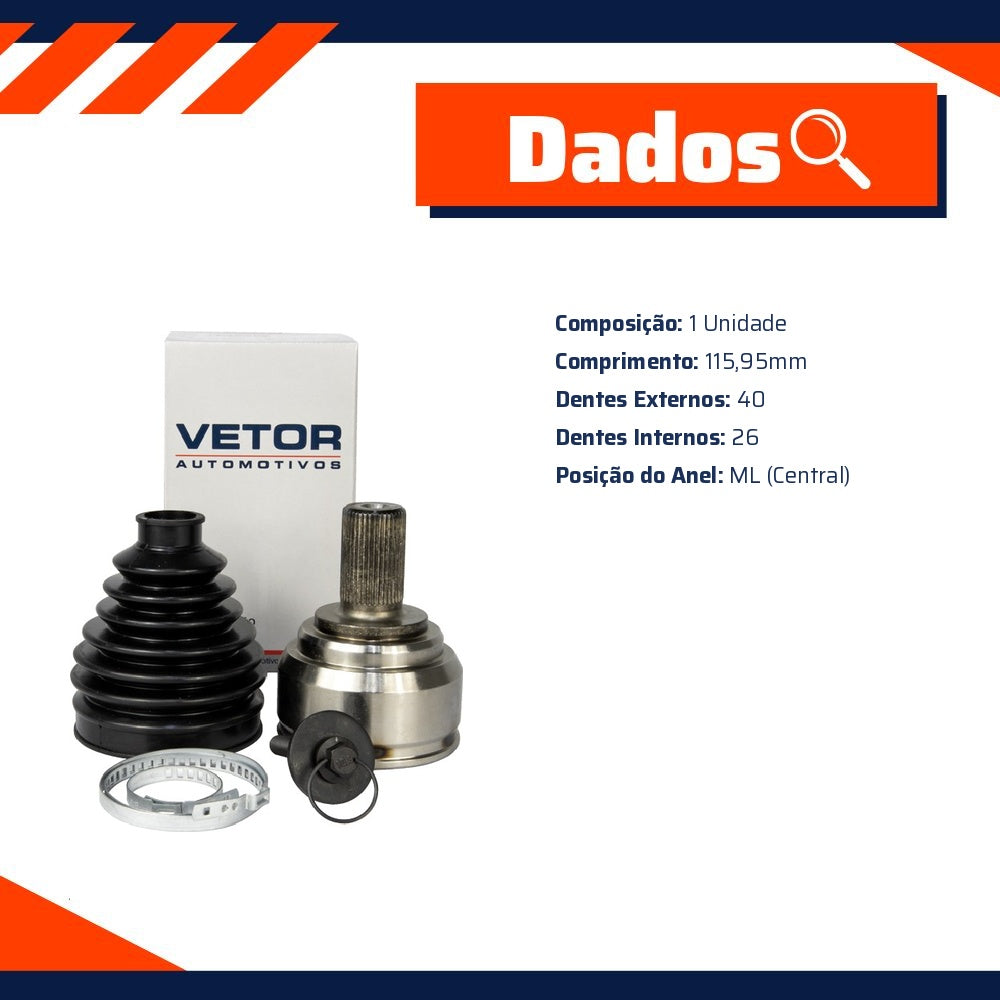 Junta Homocinética - Vetor - VT6018 - (5)
