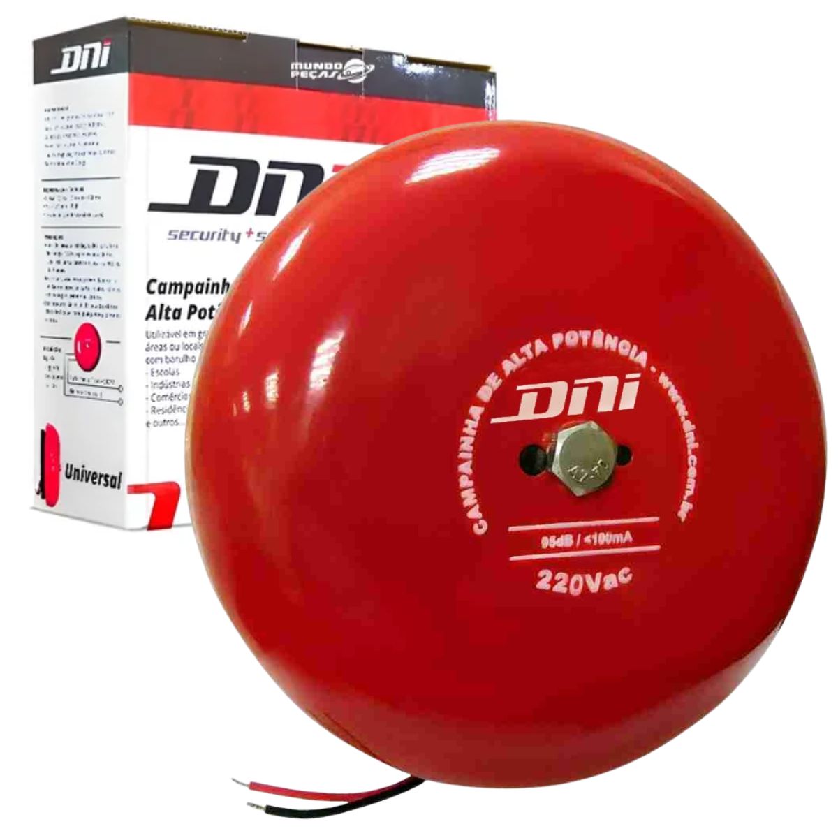 Campainha Sirene Gongo Escola Hospital Empresa Potencia 220V - DNI - 6350 - (1)
