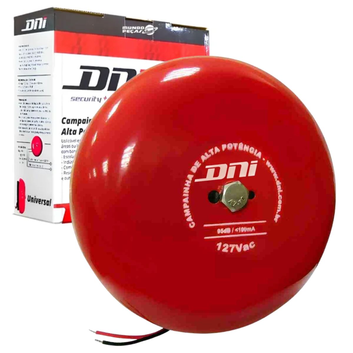 Campainha Sirene Gongo Escola Hospital Empresa Potencia 127V - DNI - 6349 - (1)