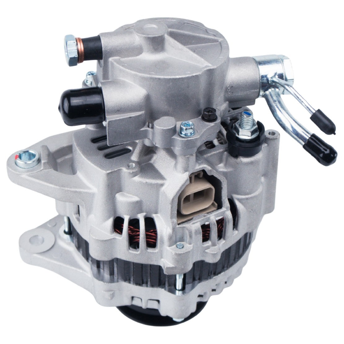 Alternador Polia Dupla com Bomba de Vácuo 90A - Drivetec - 73872 - (1)