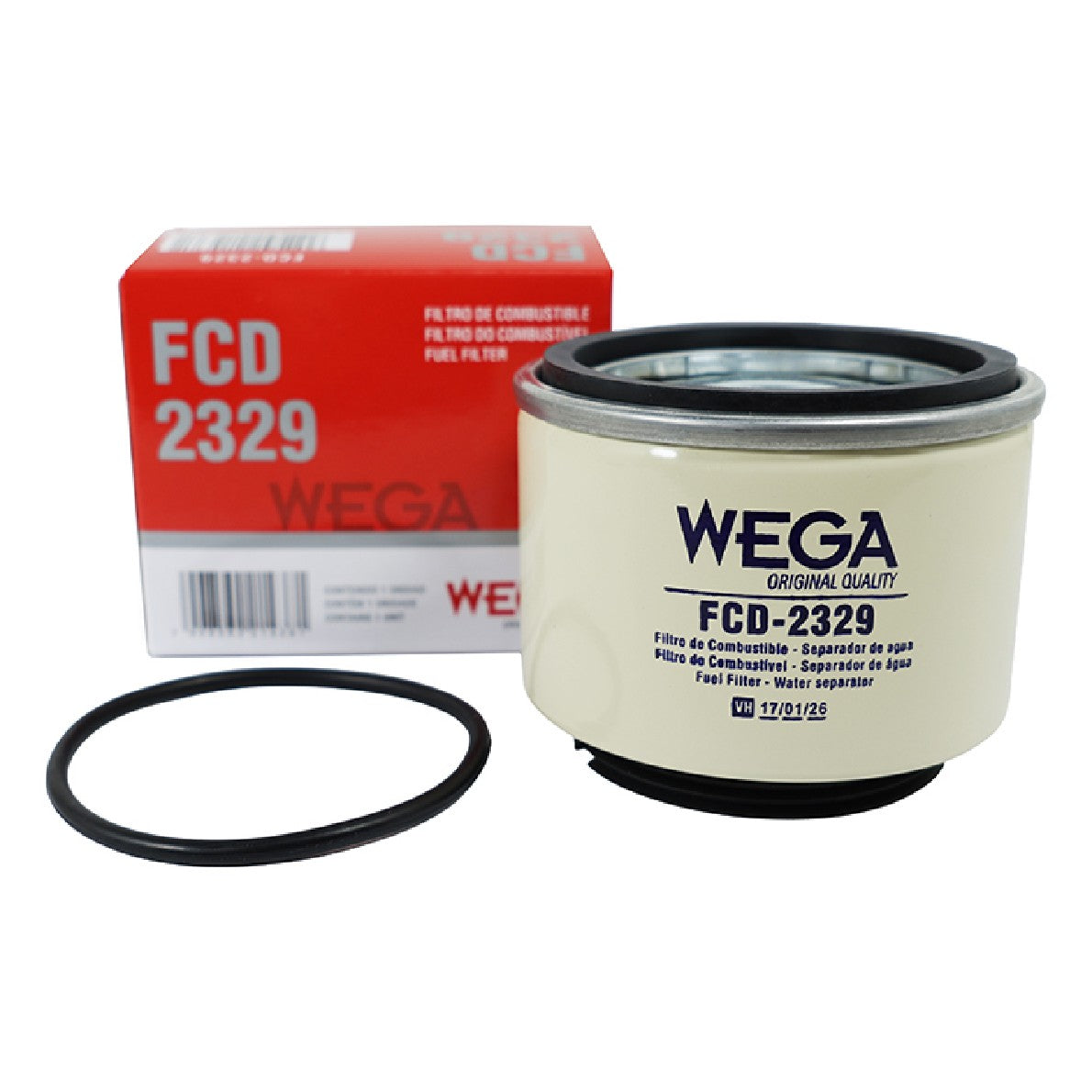 Filtro De Combustível Diesel Separador Sem Copo - WEGA - FCD-2329 - (1)