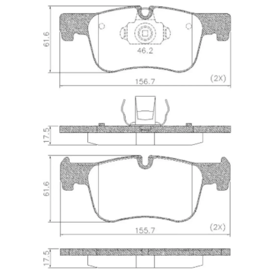 Pastilha de Freio Dianteira Cerâmica - Fras-le - PD/2219-CMAXX - (6)