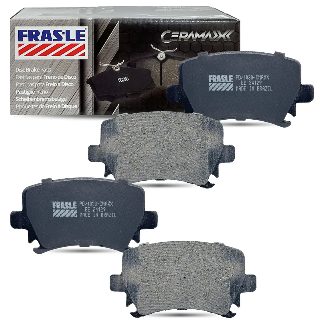 Pastilha de Freio Traseira Cerâmica - Fras-le - PD/1030-CMAXX - (1)