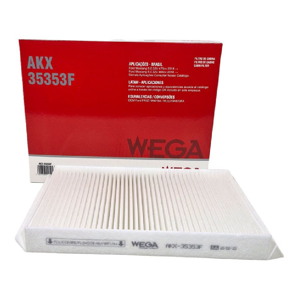 Filtro de Cabine Flexível sem Carvão - WEGA - AKX-35353F - (1)