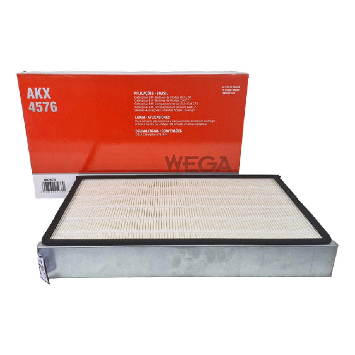 Filtro de Cabine sem Carvão - WEGA - AKX-4576 - (1)