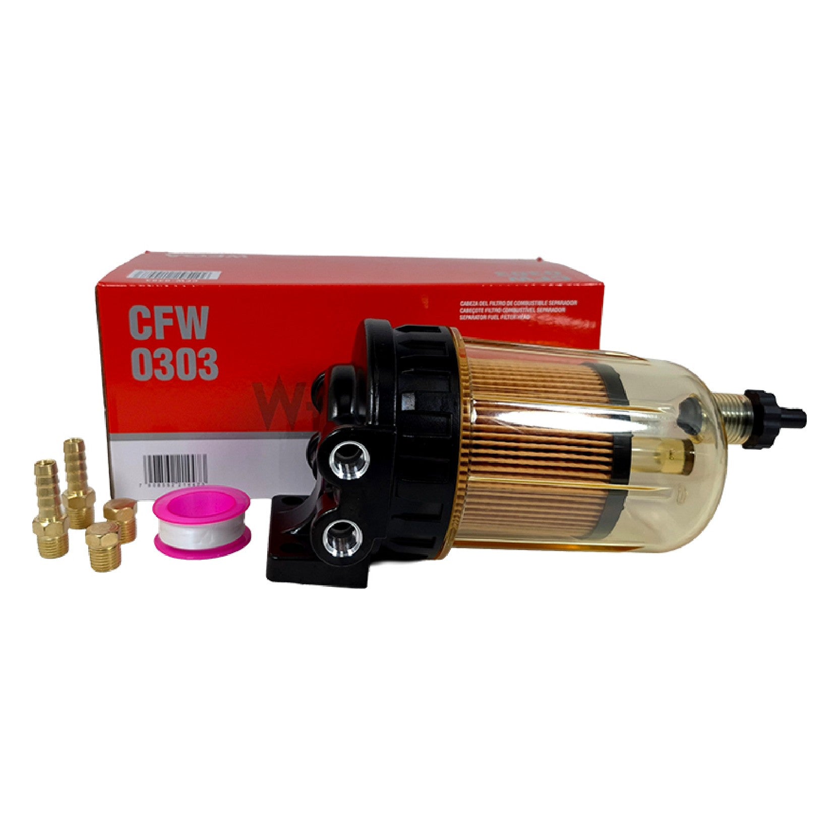 Cabeçote Filtro do Combustível Separador - WEGA - CFW-0303 - (1)