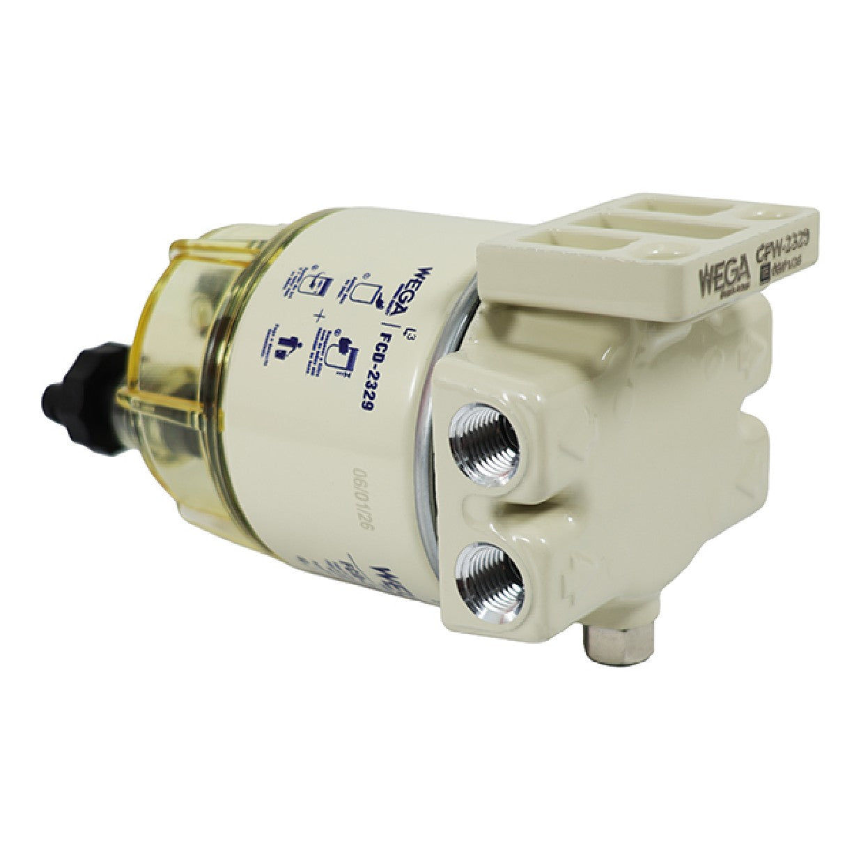 Cabeçote Filtro do Combustível Separador - WEGA - CFW-2329 - (4)