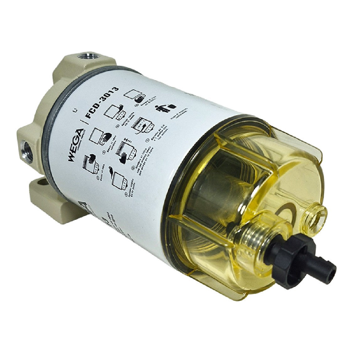 Cabeçote Filtro do Combustível Separador - WEGA - CFW-3013 - (2)