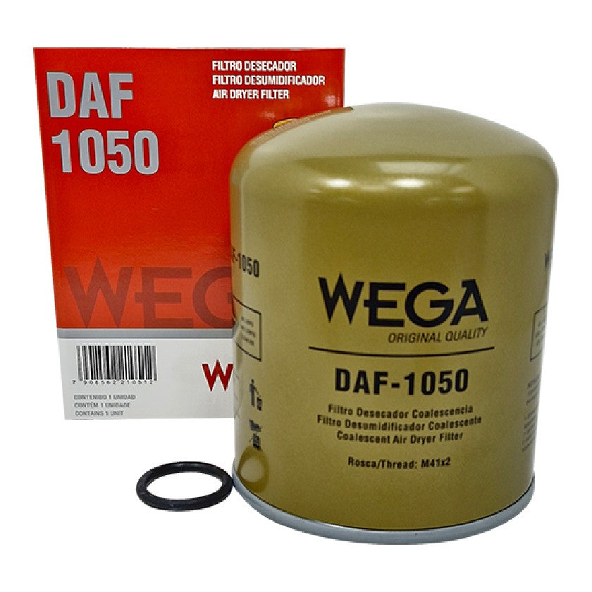 Filtro Desumidificador do Sistema Freio - WEGA - DAF-1050 - (1)