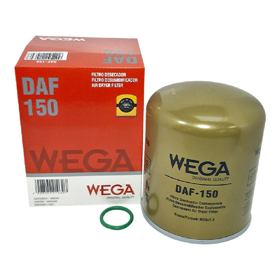 Filtro Desumidificador do Sistema Freio - WEGA - DAF-150 - (1)
