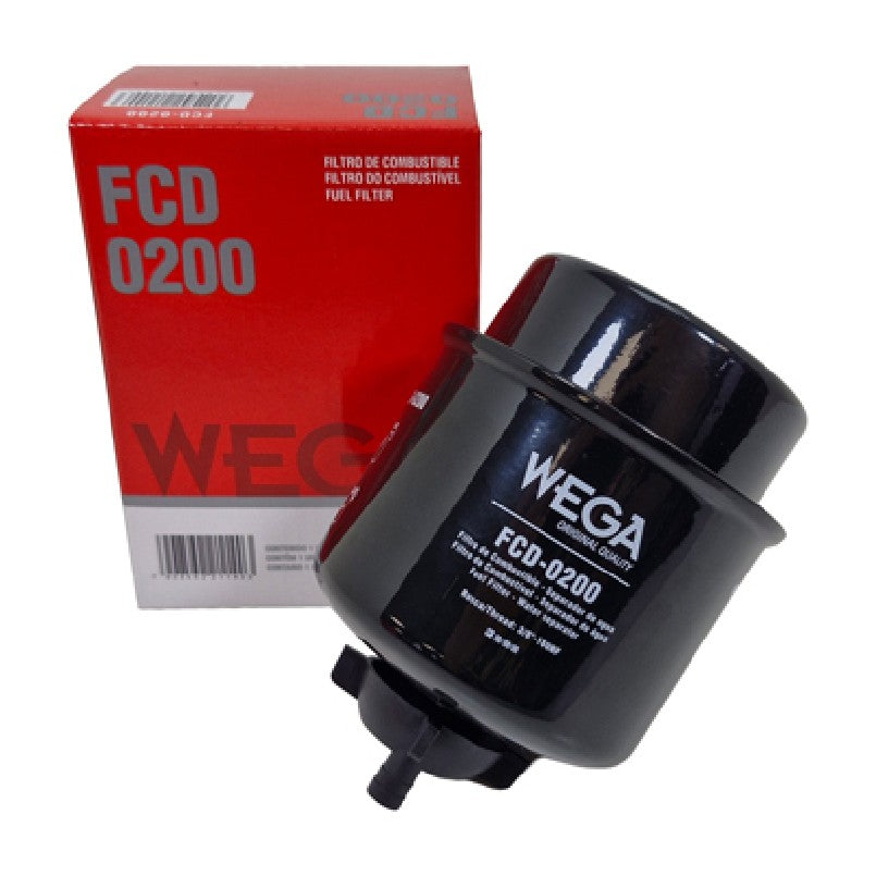 Filtro do Combustível Diesel Separador Blindado com Dreno - WEGA - FCD-0200 - (1)