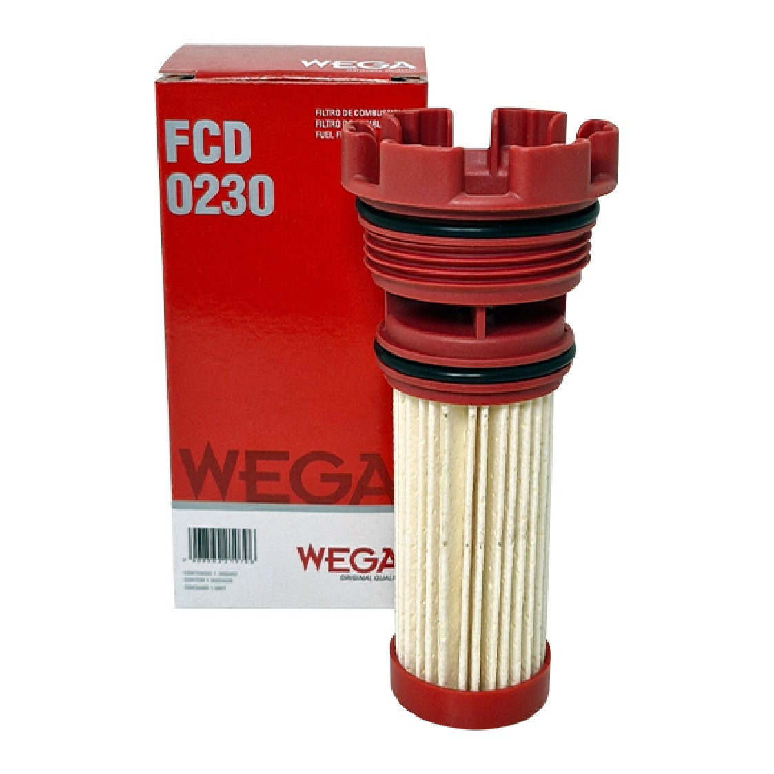 Filtro do Combustível Diesel Refil - WEGA - FCD-0230 - (1)