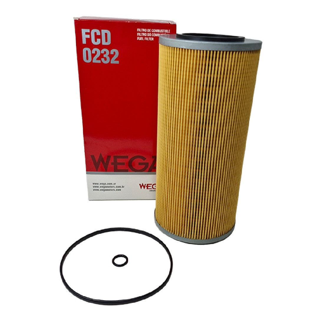 Filtro do Combustível Diesel Refil - WEGA - FCD-0232 - (1)