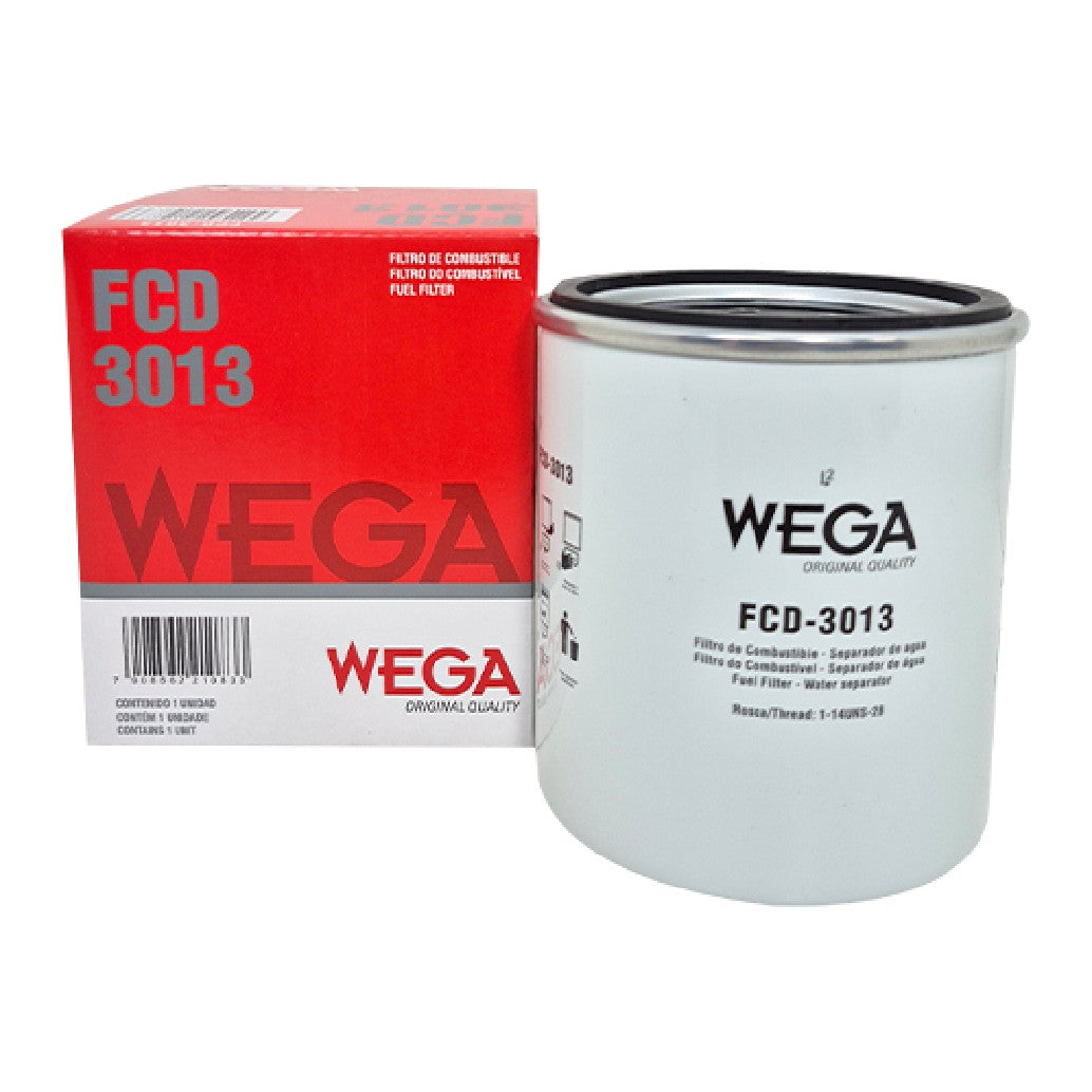 Filtro do Combustível Diesel Separador sem Copo - WEGA - FCD-3013 - (1)