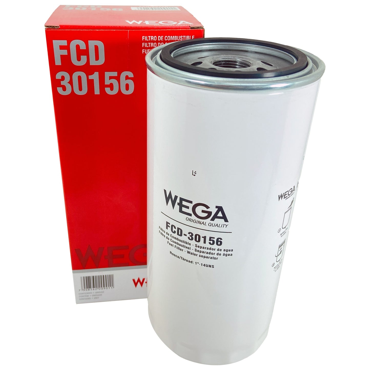 Filtro do Combustível Diesel Blindado - WEGA - FCD-3015 - (20)