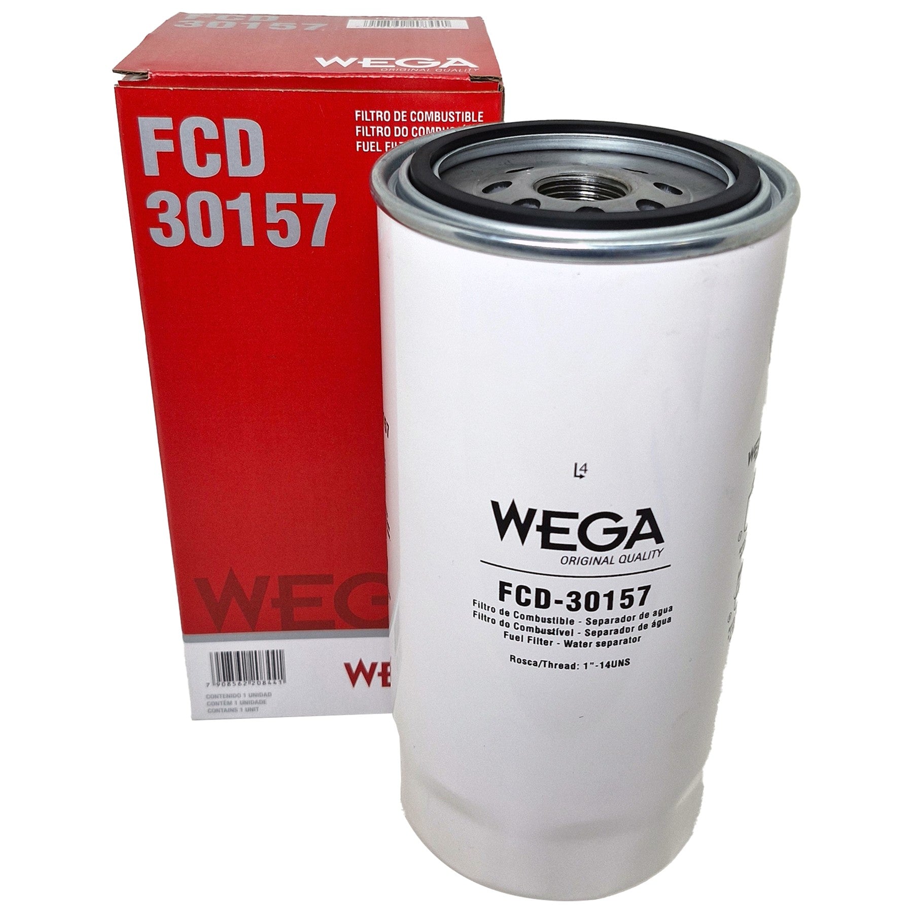 Filtro do Combustível Diesel Blindado - WEGA - FCD-3015 - (23)