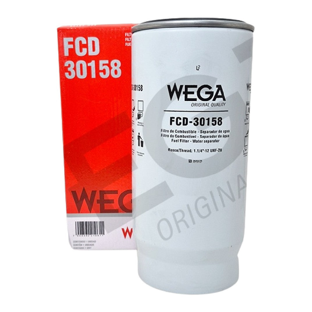 Filtro do Combustível Diesel Separador sem Copo - WEGA - FCD-30158 - (1)